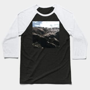 Rock formation reaching out to the sky Baseball T-Shirt